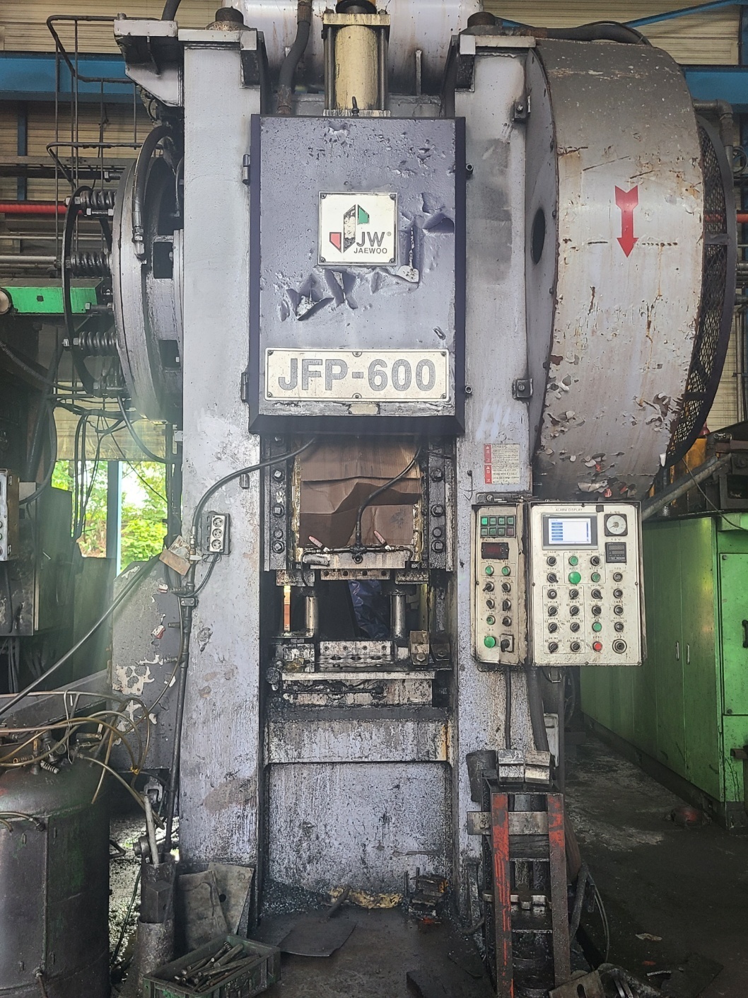 Used 600 tons Press Hot Forging Jaewoo JFP-600