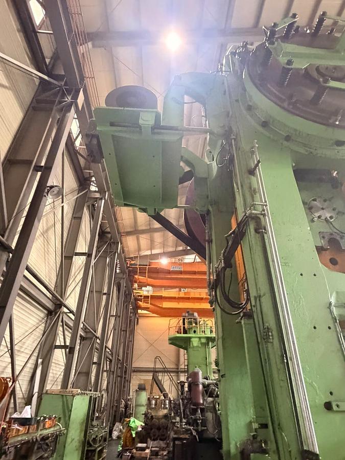 Refurbished 2500 tons Press Hot Forging Eumuco MP2500