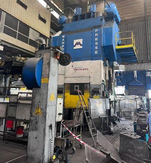 Used 2500 tons Press Hot Forging Manzoni 2500sr/tr