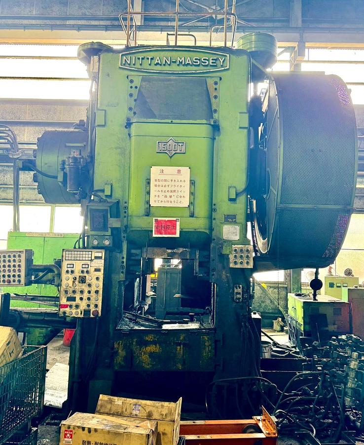 Used 1500 tons Hot Forging Line Nittan Massey