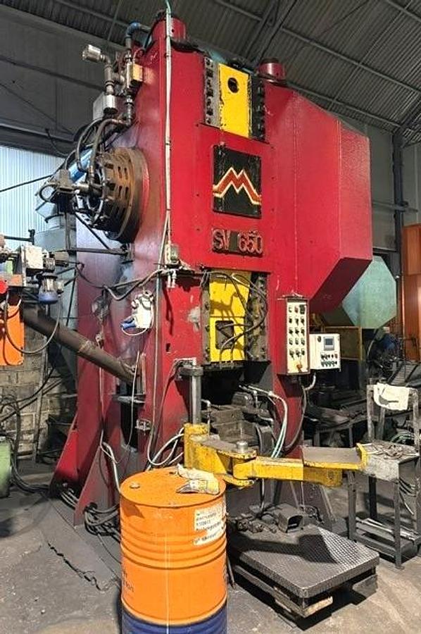 Refurbished 650 tons Press Hot Forging Manzoni