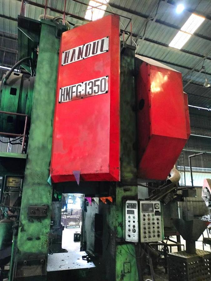 Used 1350 tons Press Hot Forging Hanoul HNFG-1350