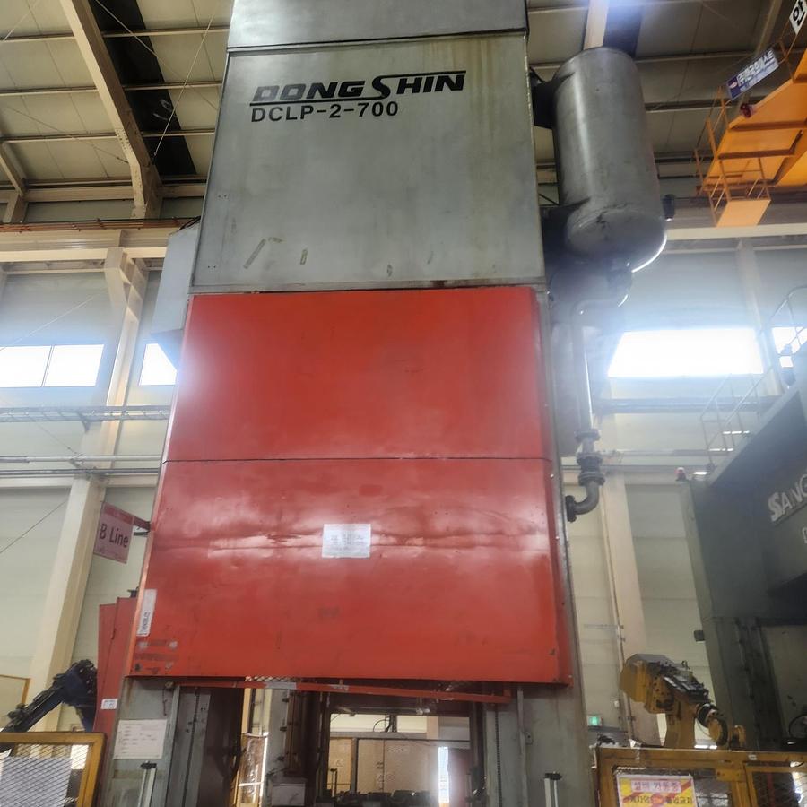 Used Sheet Stamping Line Mechanical Dongshin 600T-400T-300T-300T