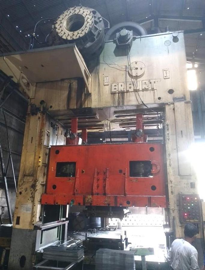 Used 500 tons Press Sheet Stamping Mechanical WMW Erfurt