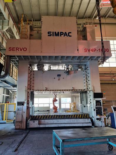 Used Press Sheet Stamping Mechanical SIMPAC SV4P-1600