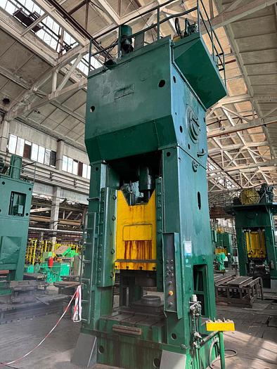 Used 800 tonsPress Sheet Stamping Mechanical  WMW Erfurt PKZe800