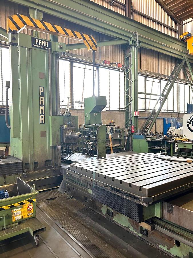 Used Borer Horizontal Floor Type CNC Pama