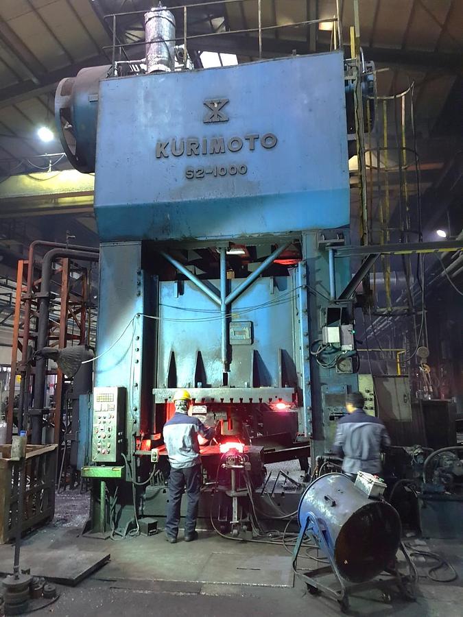 Used 1000 tons Press Trimming Kurimoto S2-1000