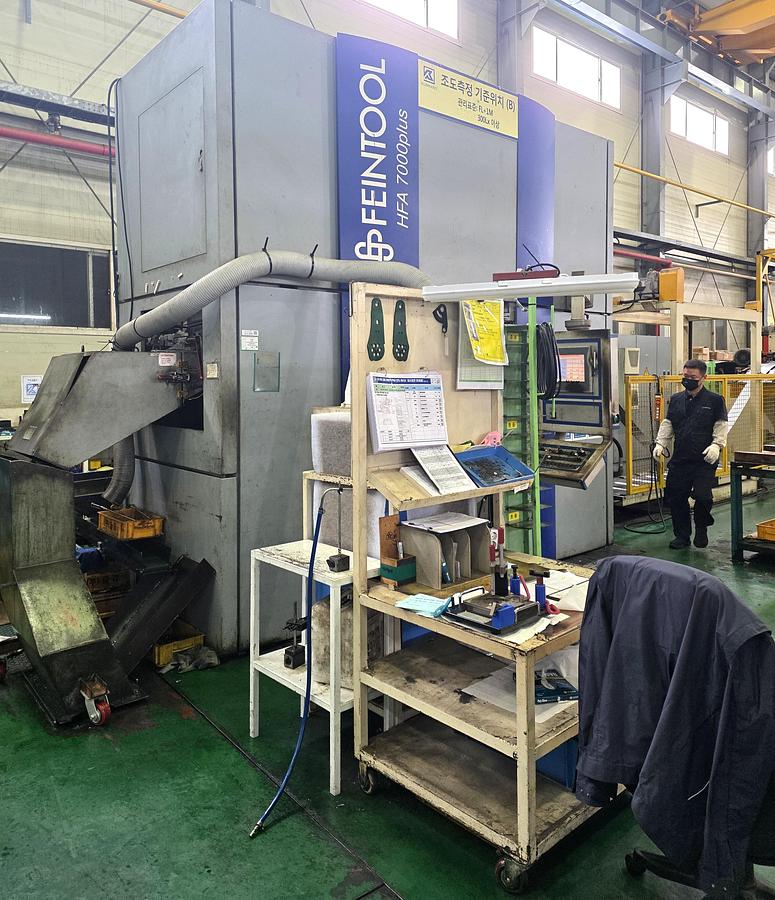 Used 700 tons Press Fineblanking Mechanical Schuler HFA7000Plus