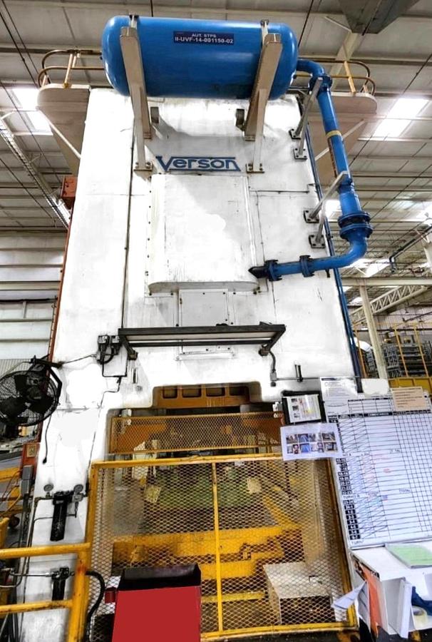 Used 1600 tons Press Sheet Stamping Mechanical Verson T-S2-1600-210-54