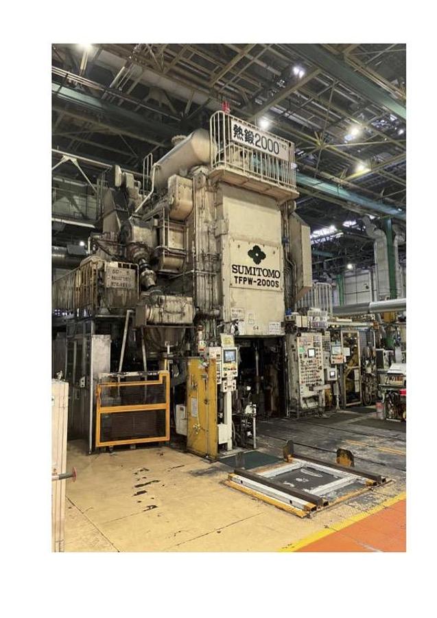 Used 2000 tons Press Hot Forging Sumitomo TFPW-2000S