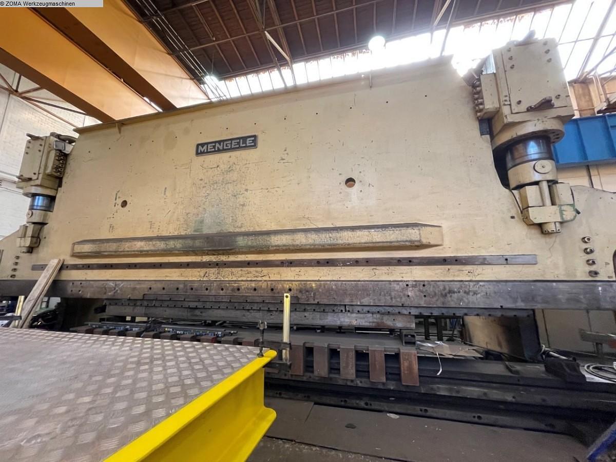 Used 1250 tons Press Brake Mechanical CNC 1987 Mengele H1250-10