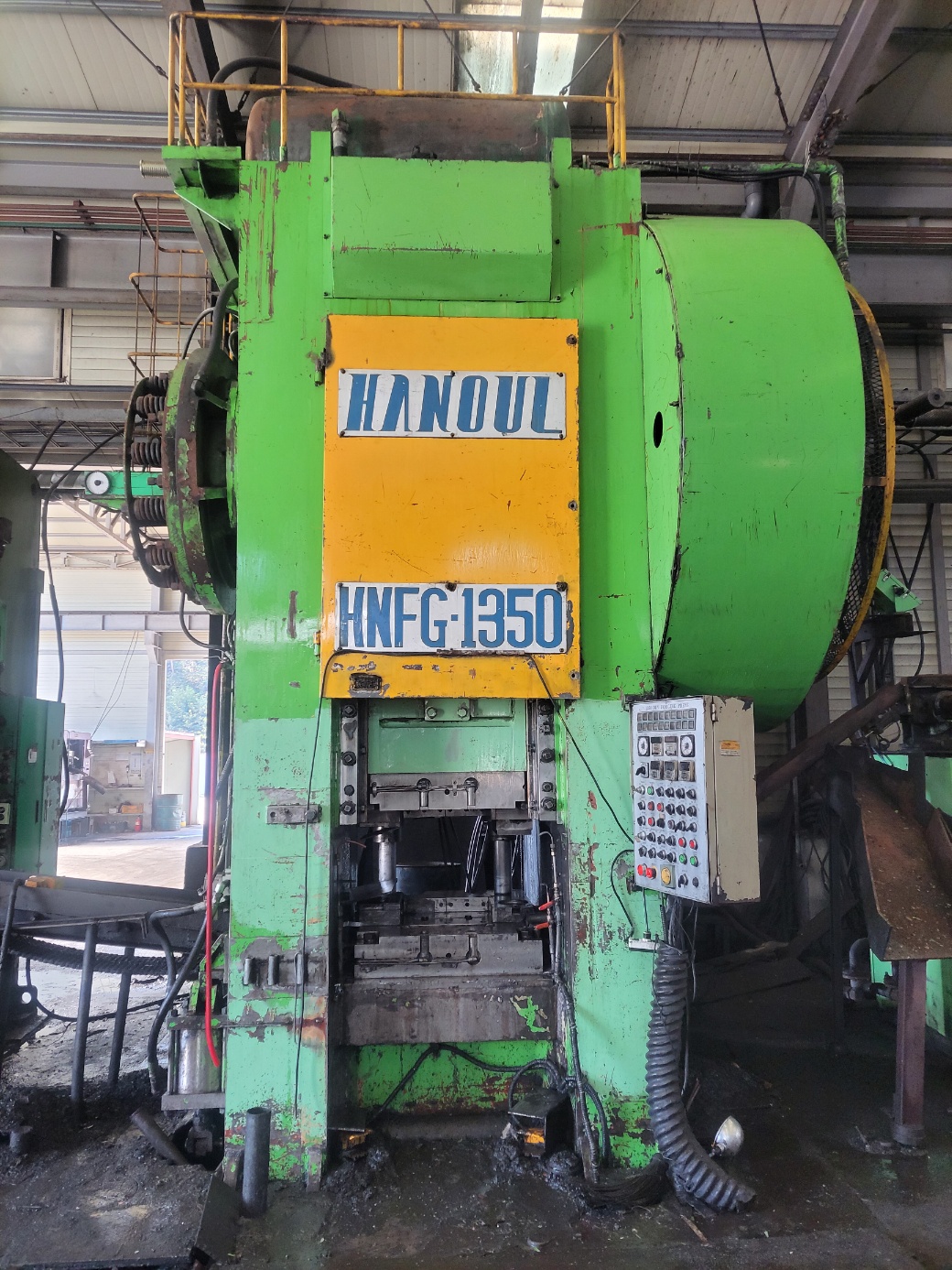 Used 1350 tons Press Hot Forging Hanoul HNFG-1350