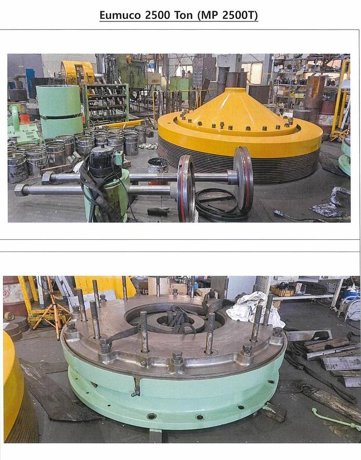 Used 2500 tons Press Hot Forging Eumuco MP2500