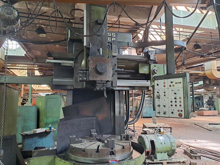 Used Lathe Vertical Turning Schiess Froriep