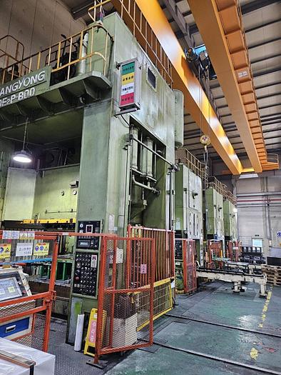 600 tons Sheet Stamping Line Mechanical Ssangyong 600-300-300-30