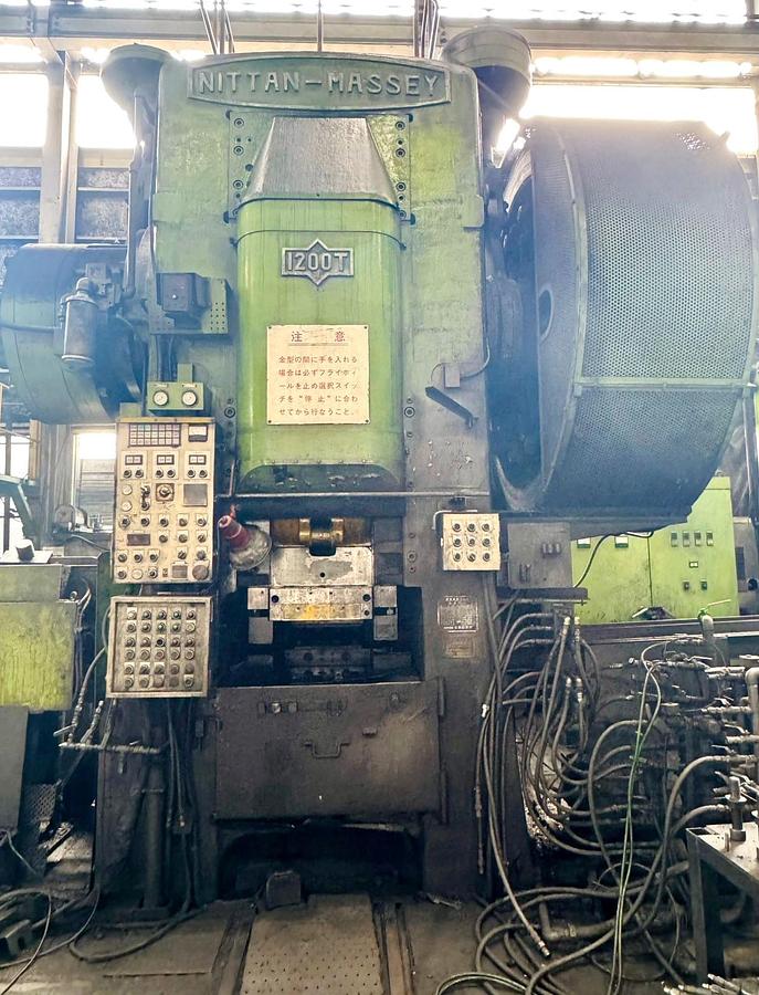 Used 1200 tons Hot Forging Line Nittan Massey