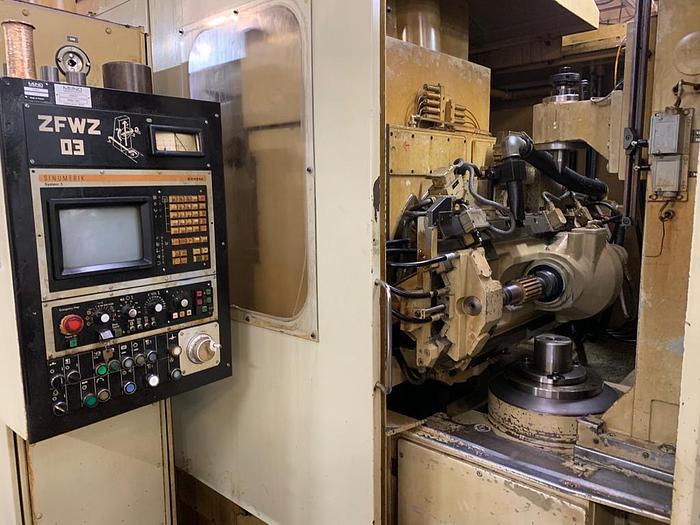Used CNC Gear Hobbing Machine WMW Modul ZFWZ03 CNC
