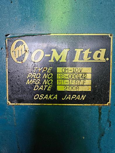 Used Lathe Vertical Turning O-M Ltd