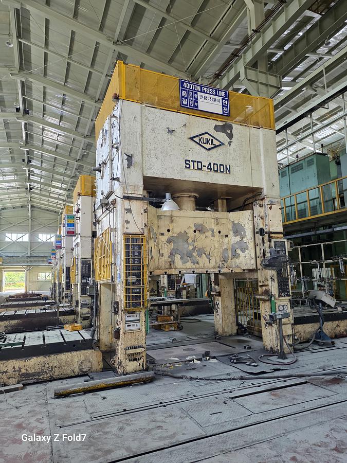 Used Sheet Stamping Line Mechanical KIA 800-500-400-400-400