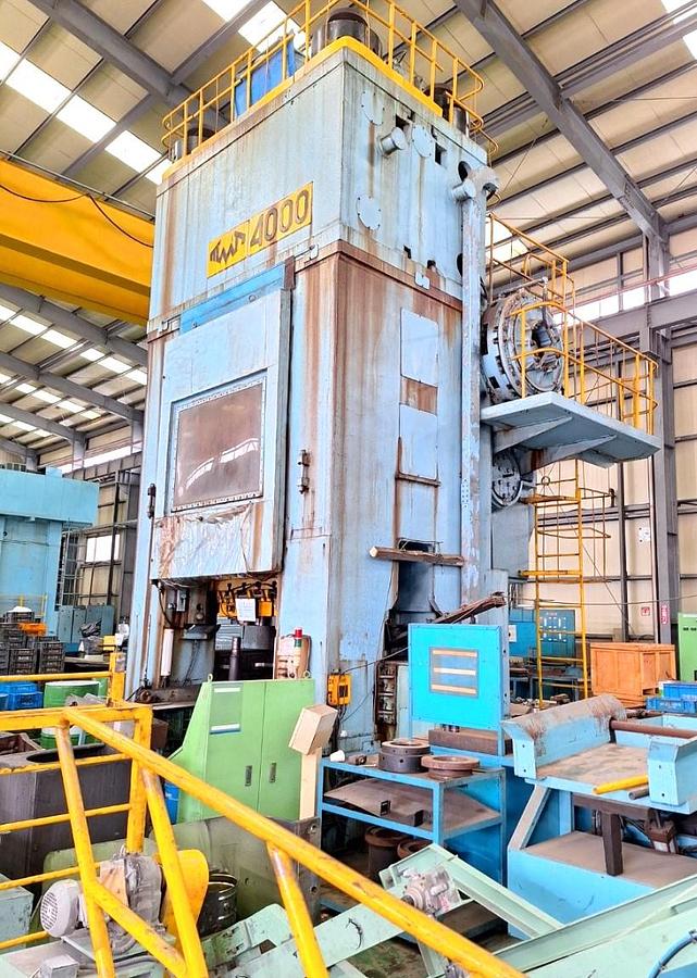 Used 4000 tons Press Cold Forging TMP Voronezh Russia K8346