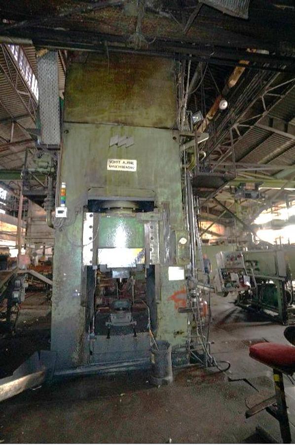 Used 1000 tons Press Hot Forging Voestalpine PVRS10000X