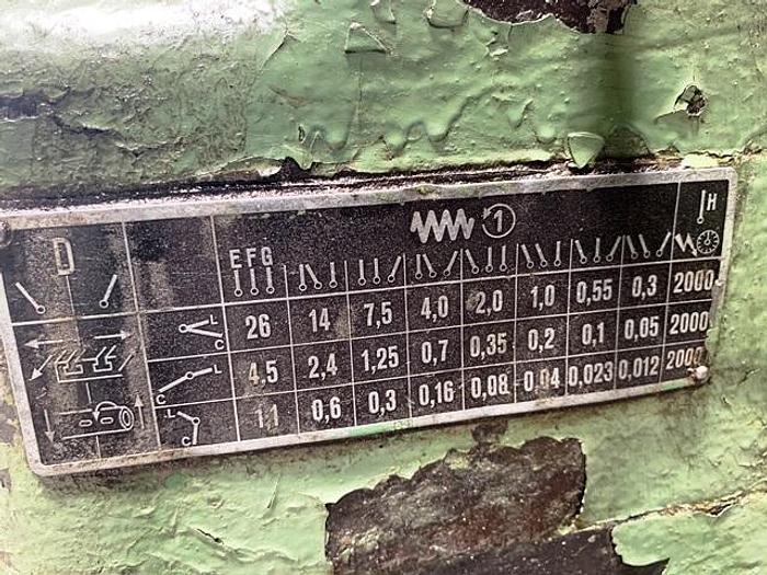 Used Borer Horizontal Table Type WMW Union BF80