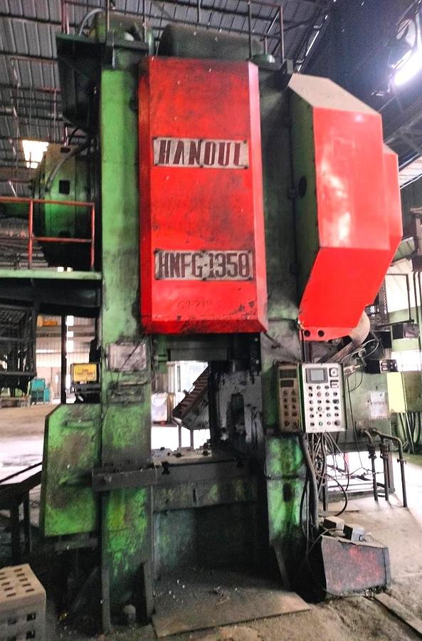 Used 1350 tons Press Hot Forging Hanoul HNFG-1350