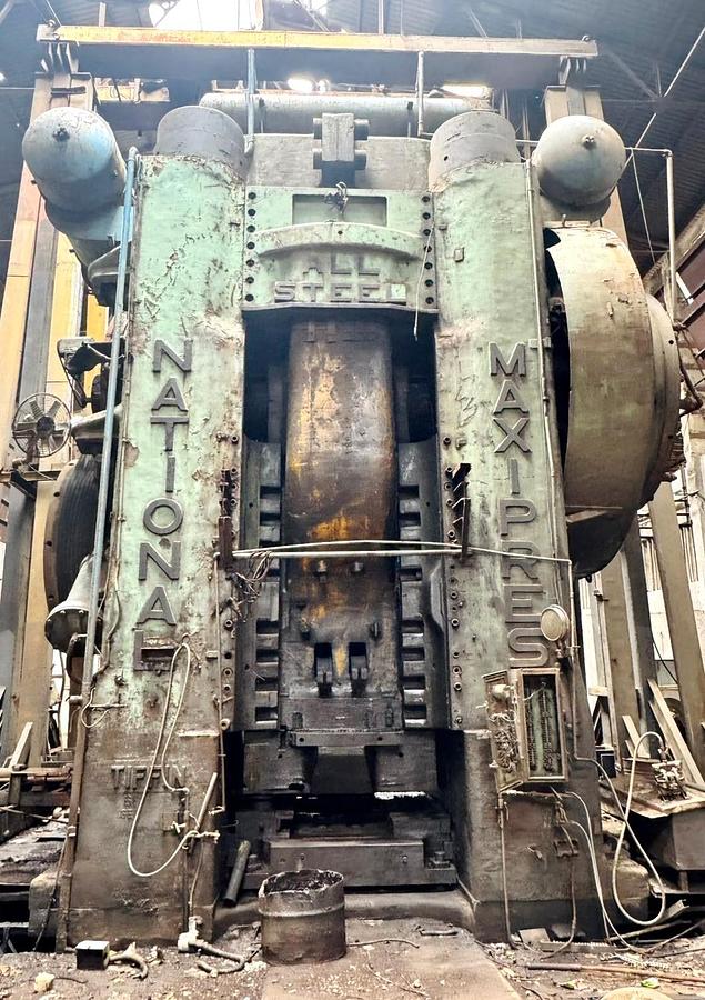 Used 6000 tons Press Hot Forging National Maxipress