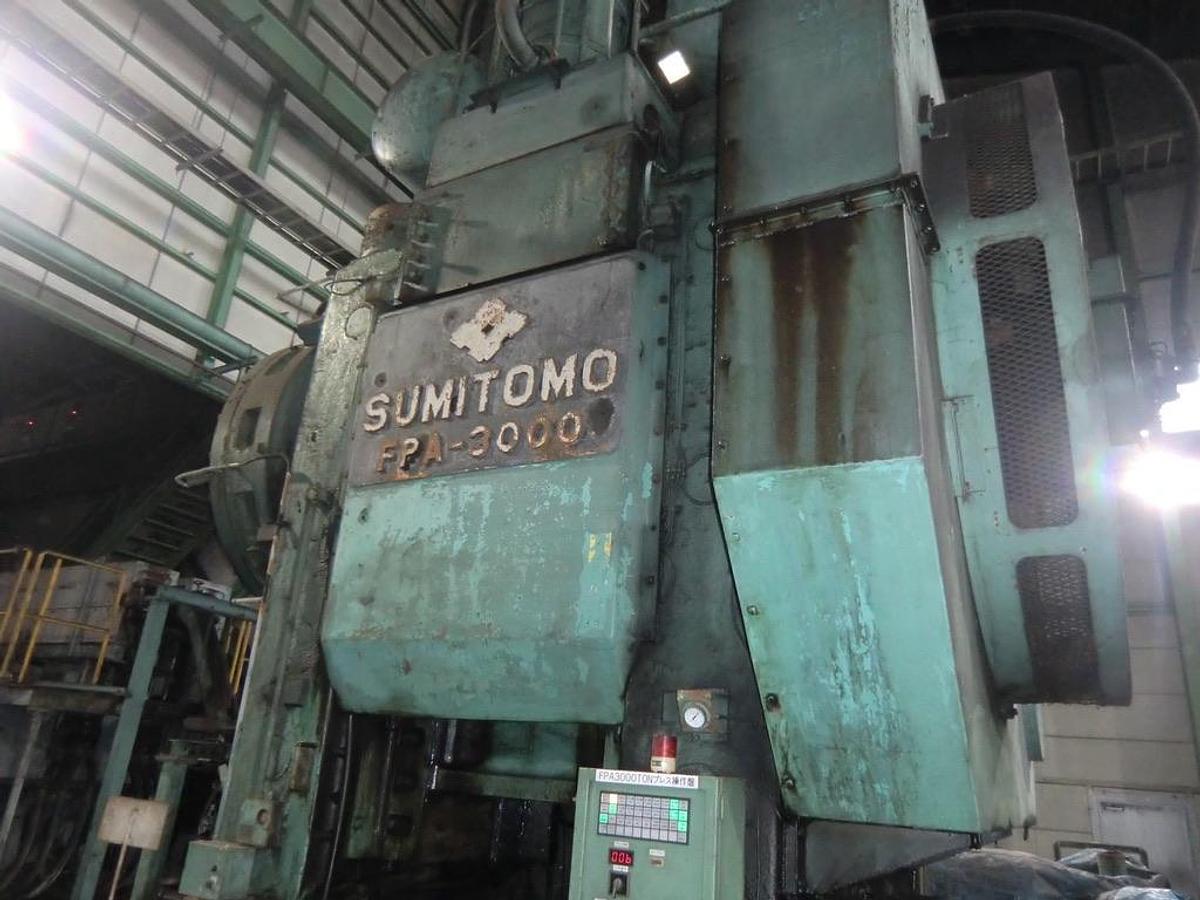 Used 3000 tons Hot Forging Line Sumitomo FPA-3000