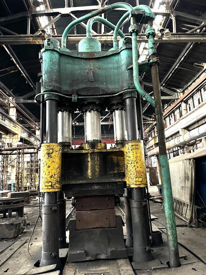 Used 1250 tons Press Forging Open Die Hydraulic Dnepropetrovsk PB1341
