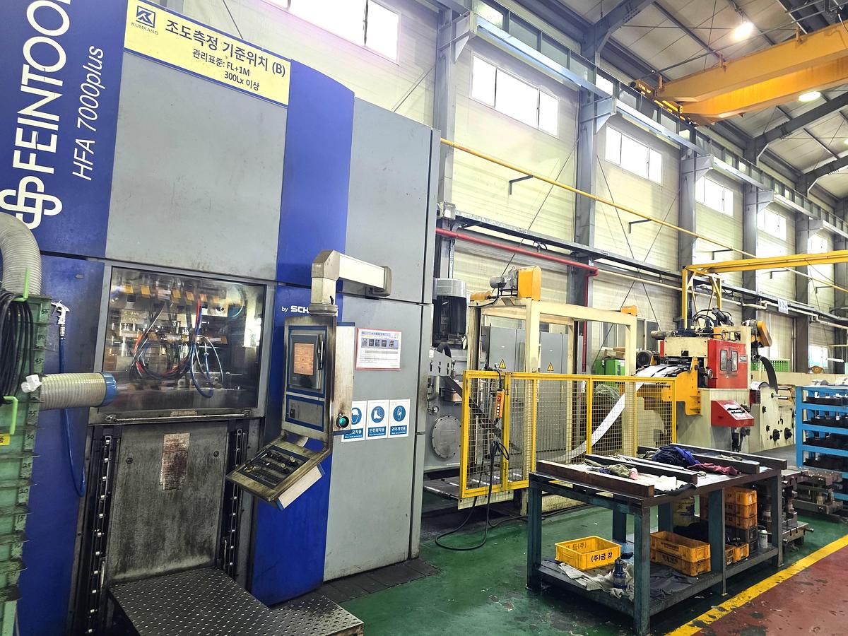 Used 700 tons Press Fineblanking Mechanical Schuler HFA7000Plus