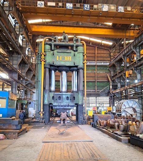 Used 6500 tons Press Forging Open Die Hydraulic HJM / Seonam