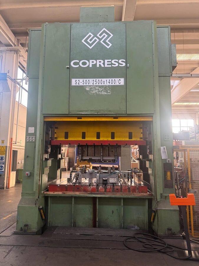 Used 500 tons Press Sheet Stamping Mechanical Copress S2 – 500/2500x1400/Ｃ