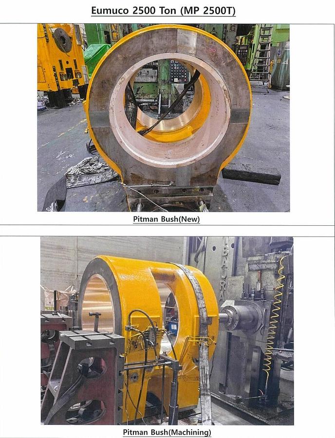 Used 2500 tons Press Hot Forging Eumuco MP2500
