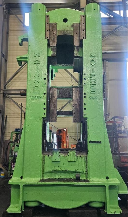 Refurbished 1600 tons Press Hot Forging National Maxipress
