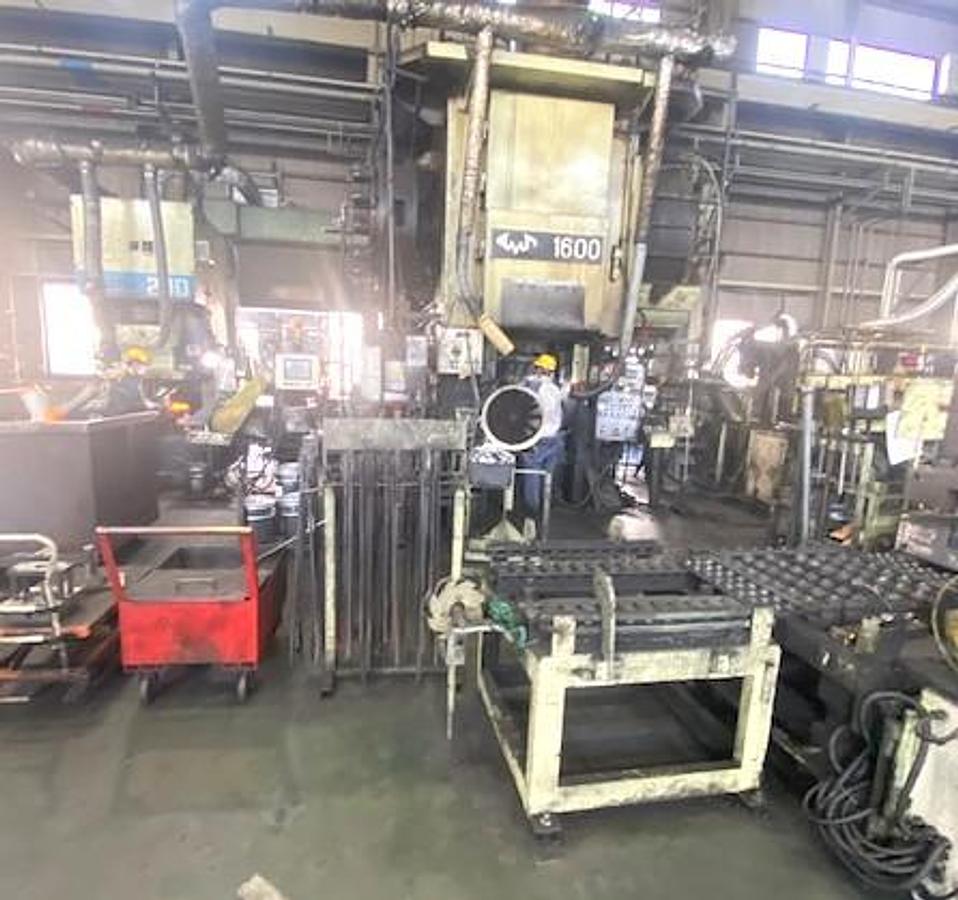 Used 1600 tons Hot Forging Line TMP Voronezh Russia KB8042