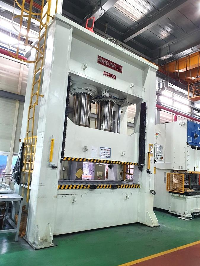 Used 1000 tons Press Sheet Stamping Hydraulic HeungJin HHP1000