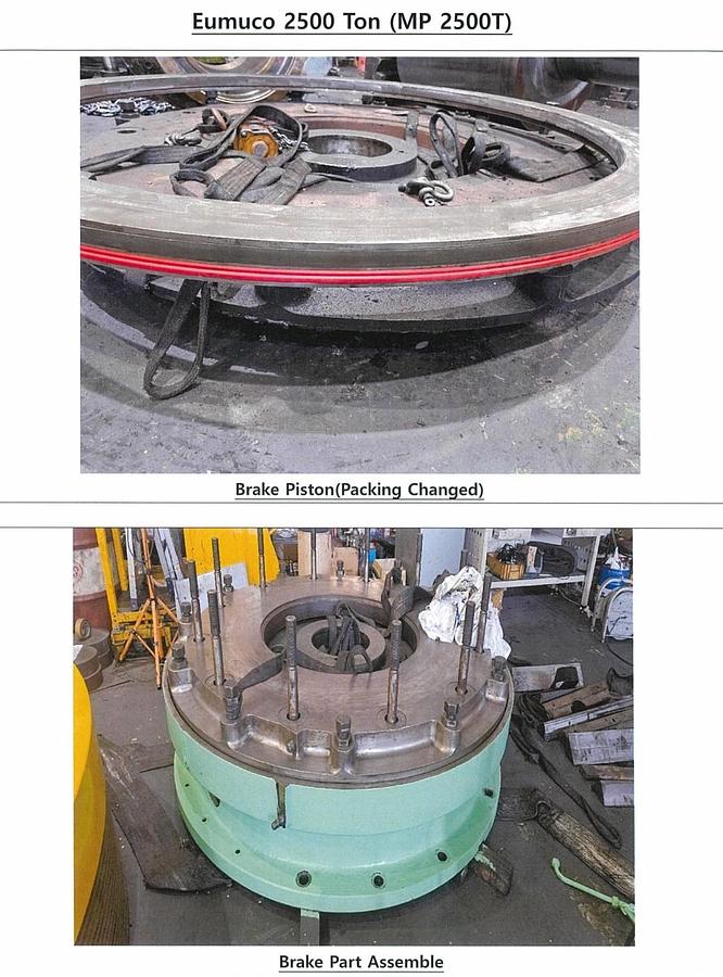 Used 2500 tons Press Hot Forging Eumuco MP2500