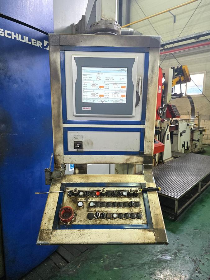 Used 700 tons Press Fineblanking Mechanical Schuler HFA7000Plus