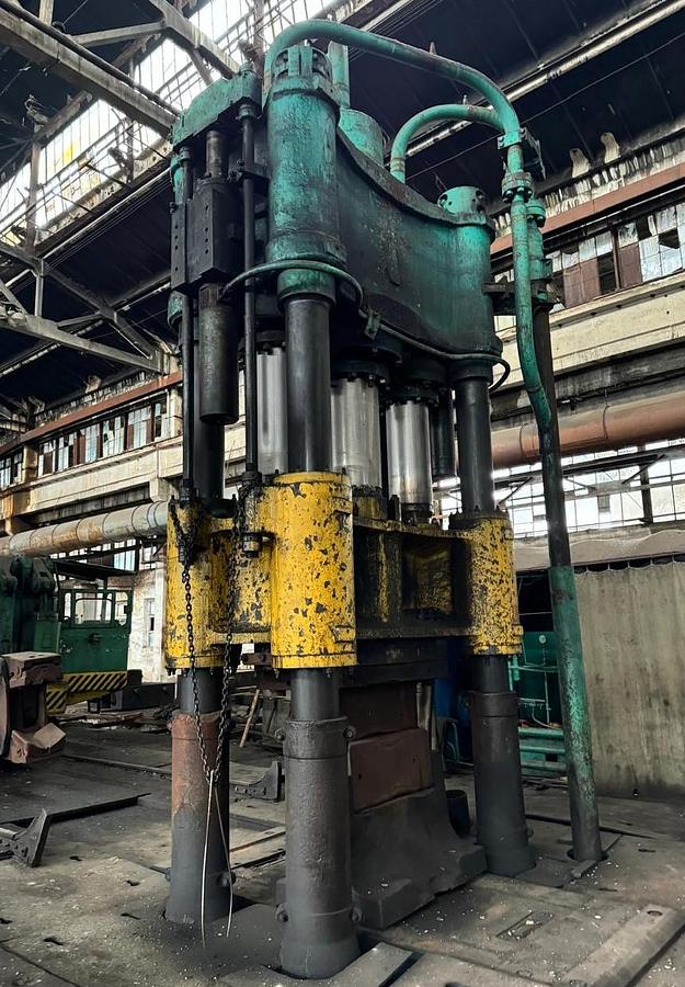 Used 1250 tons Press Forging Open Die Hydraulic Dnepropetrovsk PB1341