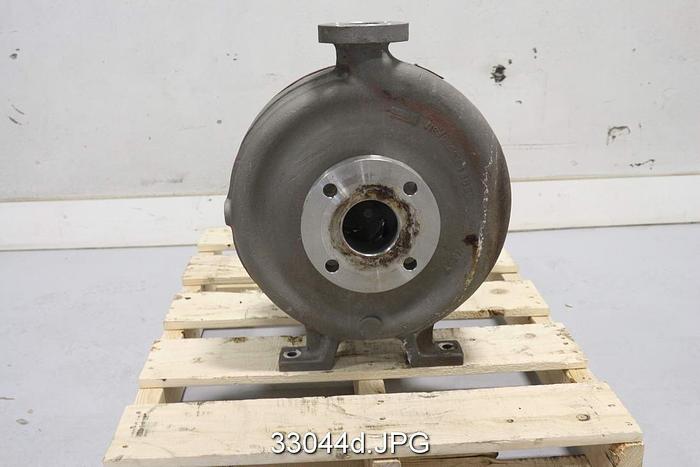 Used Goulds 3196 1.5x3x13 Pump, 5-Vane 11" Stainless Steel Impeller #33044