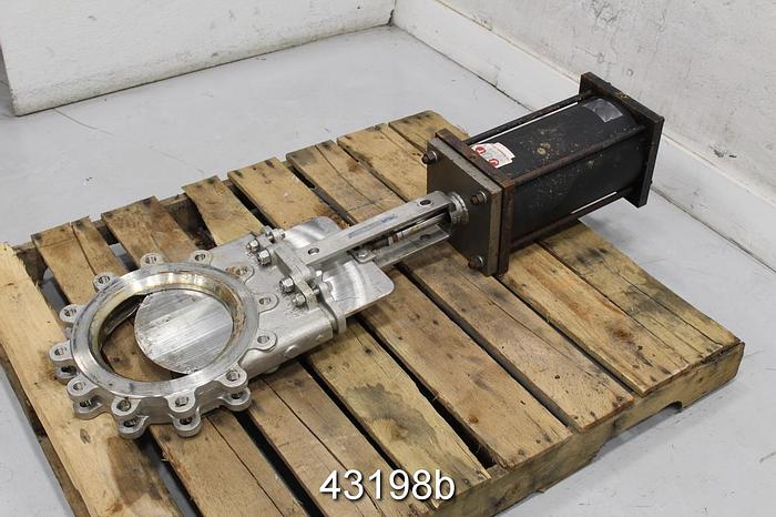 Used Velan 10" Air Operated Knife Gate Valve #43198