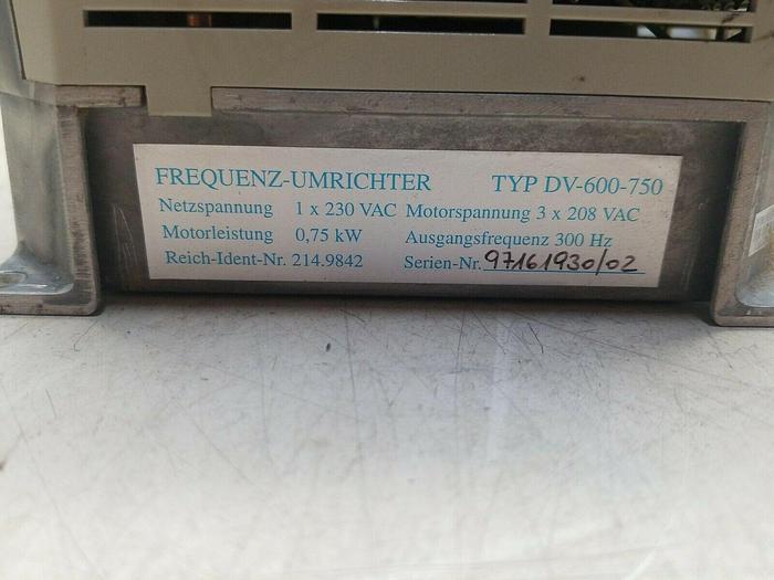 Used Frequenz-Umrichter TYP DV-600-750