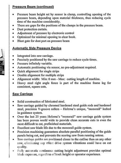 Used Holzma Profiline HPV 510