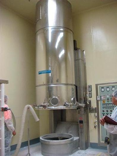 Used Aeromatic S-6 Fluid Bed Spray Granulator