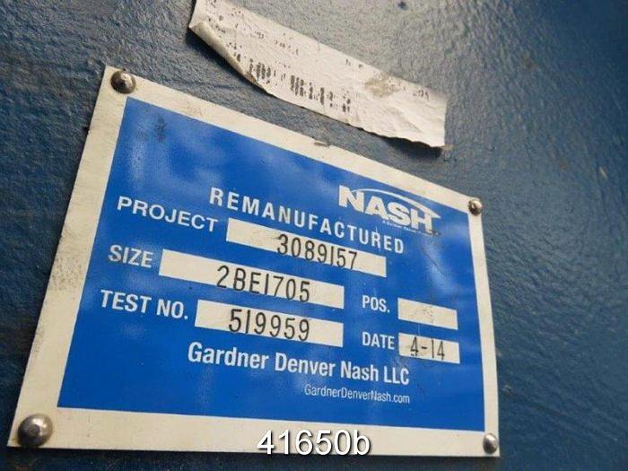 Used Nash 2BE1705 Vacuum Pump, Rated For 10000 CFM #41650