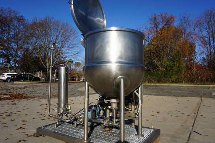 Used JC PARDO 100 GAL HORIZONTAL MIX & SCRAPE STEAM KETTLE #690C 100 GAL. HORIZONTAL MIX only @ AMERICA'S STEAM KETTLE HEADQUARTERS !