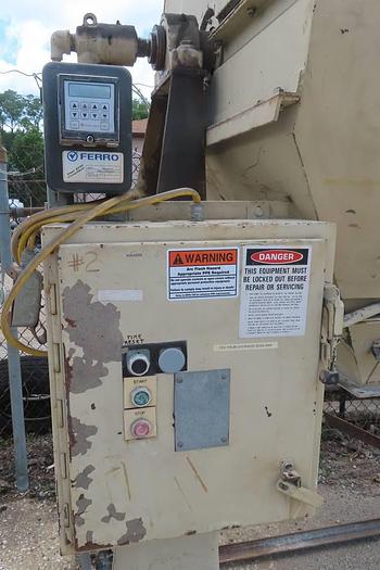 Used 24" x 36" PAUL O. ABBE PEBBLE MILL WITH DRY DISCHARGE SHROUD