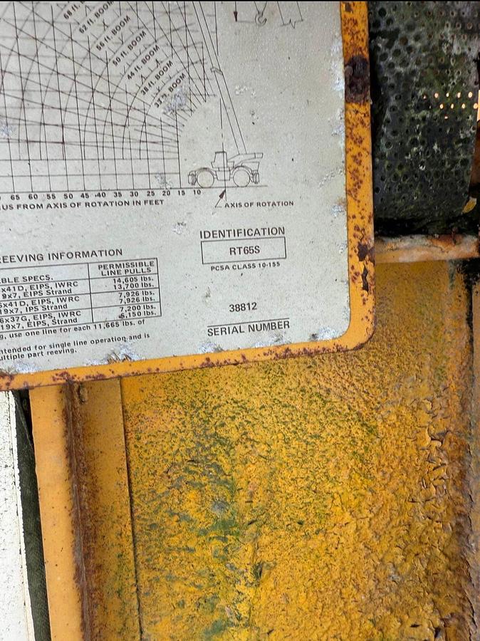 Used 1976 GROVE ROUGH TERRAIN CRANE